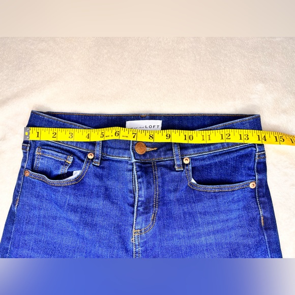 2/$15 LOFT high waisted cropped 24” jeans US 3/4 - Picture 8 of 8